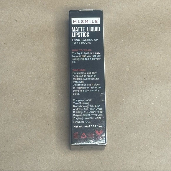 New in Package MLSmile Matte Lipstick Waterproof & Smudgeproof - Picture 2 of 4